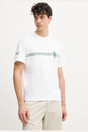Lacoste T-shirt bawełniany męski kolor z nadrukiem TH9694
