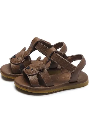 Donsje Sandały skórzane dziecięce Mhalo Sandals Bear kolor 1502301