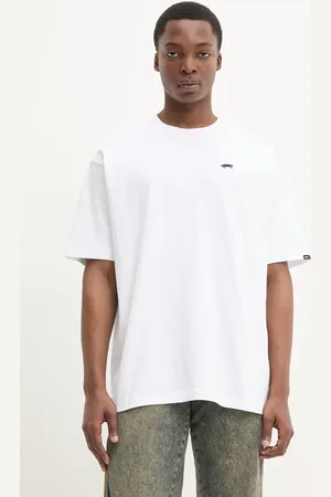 Vans T-shirt bawełniany męski kolor z aplikacją VN000P56WHT1