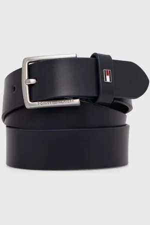 Tommy Hilfiger Pasek skórzany dziecięcy kolor AU0AU01920