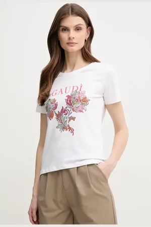 Gaudi T-shirt damski kolor 511BD64036