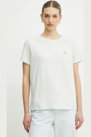 Twin-Set T-shirt bawełniany damski kolor 251TT2040