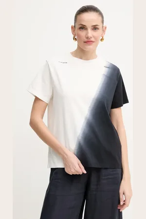 LIVIANA CONTI T-shirt bawełniany damski kolor L5SW77