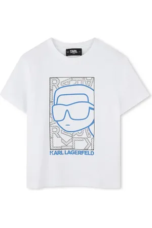 Karl Lagerfeld T-shirt bawełniany dziecięcy kolor z nadrukiem Z30563