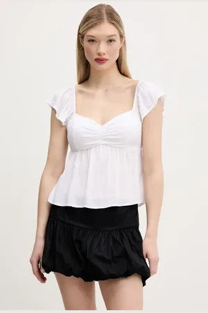 Hollister Bluzka damska kolor gładka KI340-5050