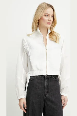 Guess Kurtka FLORIE kolor przejściowa oversize W5GL18 WH5X2