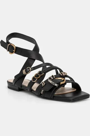 Pinko Sandały skórzane Marli damskie kolor SD0317 P001 Z99