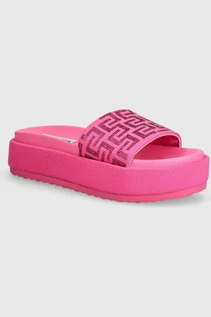 Steve Madden Klapki Kora damskie kolor na platformie SM11003018
