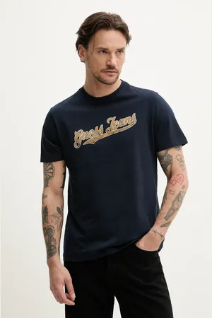 Guess T-shirt bawełniany męski kolor z nadrukiem M5GI54 K8FQ4