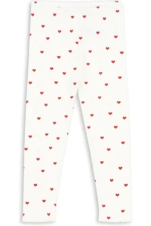 Konges Sløjd Legginsy bawełniane dziecięce MINNIE PANTS GOTS kolor wzorzyste KS103363