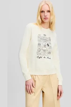 Karl Lagerfeld Bluza bawełniana damska kolor z nadrukiem A2W20057