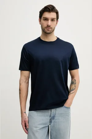 Paul & Shark T-shirt bawełniany męski kolor gładki 25411015
