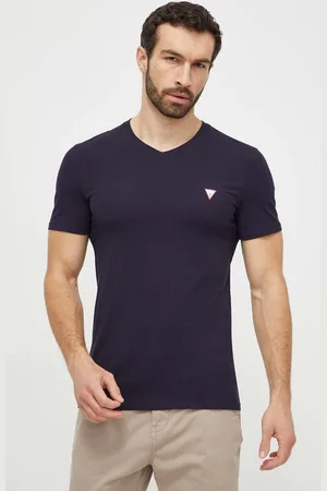Guess T-shirt bawełniany męski kolor z nadrukiem M2YI37 I3Z14