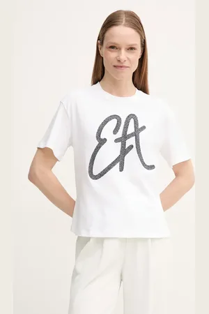 Emporio Armani T-shirt bawełniany damski kolor EW001523 AF12573