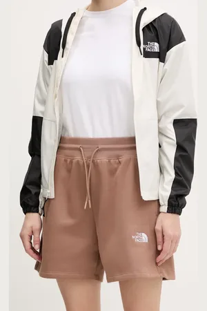 The North Face Szorty Essential Relaxed damskie kolor z aplikacją high waist NF0A8C2F6IH1