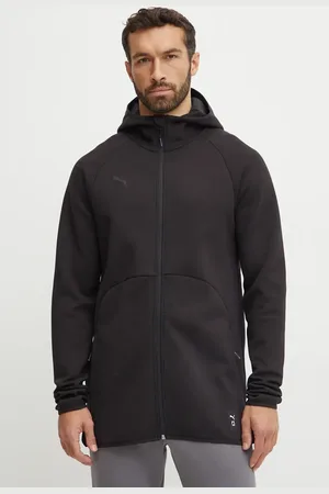 PUMA Bluza męska kolor z kapturem gładka 676638