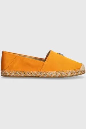 Tommy Hilfiger Espadryle TH SATIN FLAT ESPADRILLE kolor żółty FW0FW07881