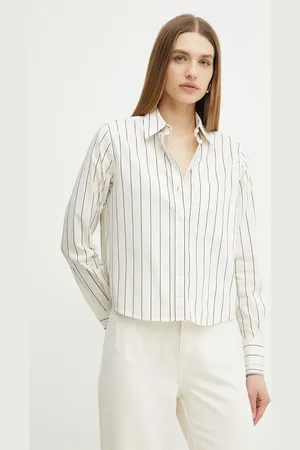 HUGO BOSS Koszula damska kolor regular z kołnierzykiem klasycznym 50531519