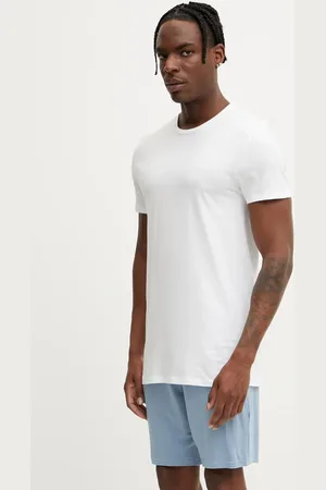 Calvin Klein T-shirt bawełniany lounge 3-pack męski kolor gładki LV00NB4051
