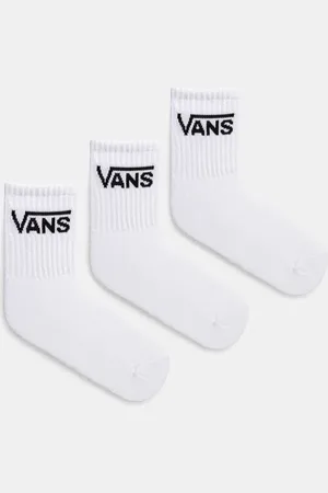 Vans Skarpetki dziecięce CLASSIC CREW 3-pack kolor VN000GNKWHT1