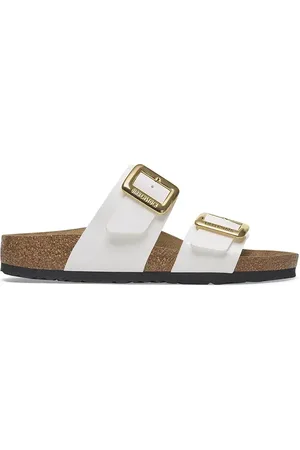 Birkenstock Klapki Sydney Patent Cushion Buckle damskie kolor 1029438