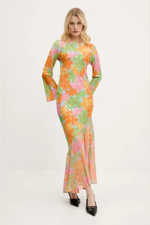 Never Fully Dressed Sukienka kolor maxi prosta NFDDR1856