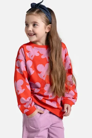 COCCODRILLO Bluza dziecięca kolor wzorzysta MAXITROPIC GIRL KIDS
