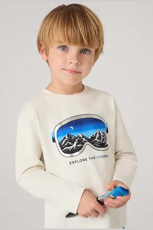Mayoral Longsleeve bawełniany dziecięcy kolor z nadrukiem 4056