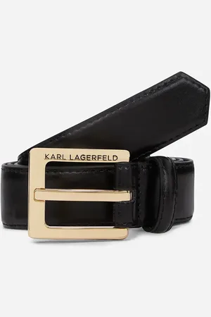 Karl Lagerfeld Pasek skórzany damski kolor A1W33147
