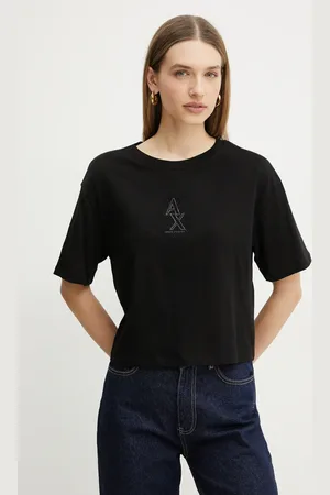Armani Exchange T-shirt bawełniany damski kolor XW000102 AF10359