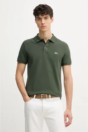 Lacoste Polo bawełniane kolor gładki PH4012