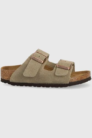 Birkenstock Klapki zamszowe dziecięce kolor
