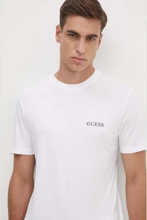 Guess T-shirt bawełniany 3-pack męski kolor z nadrukiem U4YG52 KCAM1
