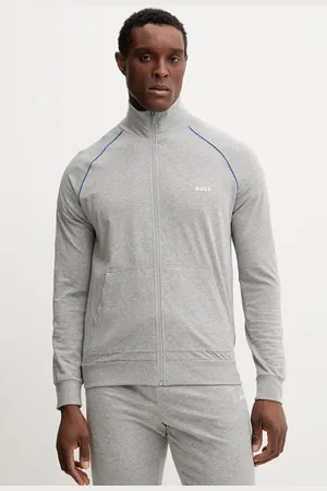 HUGO BOSS Bluza lounge kolor gładka 50515307