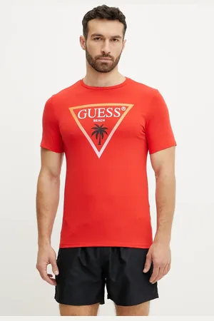 Guess T-shirt męski kolor z nadrukiem F5GI00 J1314