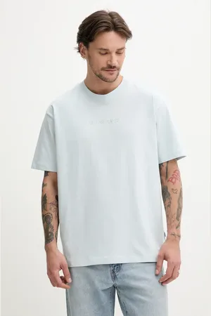 Guess T-shirt bawełniany męski kolor gładki M4YI44 K8FQ4