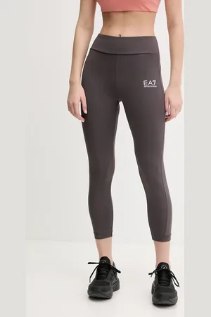 EA7 Legginsy treningowe kolor gładkie AF12627.7W000239