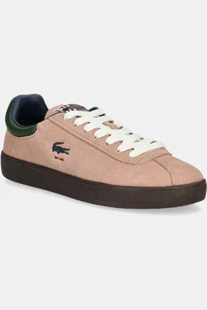 Lacoste Sneakersy skórzane BASESHOT damskie kolor 49SFA0051