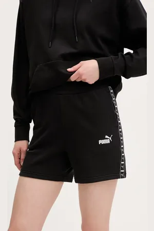PUMA Szorty damskie kolor z nadrukiem high waist 685012
