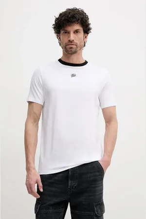 Karl Lagerfeld T-shirt męski kolor gładki 552235.755032
