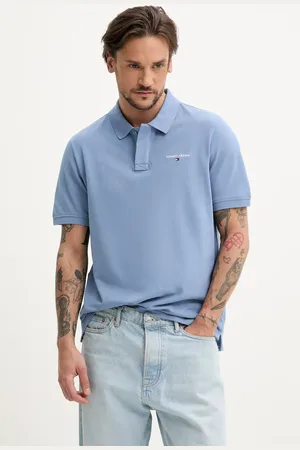 Tommy Hilfiger Polo bawełniane męski kolor gładki DM0DM20914
