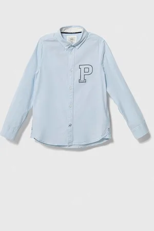 Pepe Jeans Koszula bawełniana dziecięca kolor