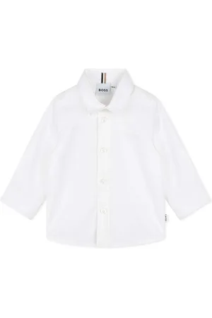 HUGO BOSS Koszula bawełniana niemowlęca kolor J51253