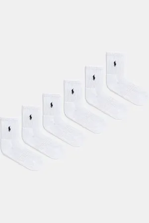 Ralph Lauren Skarpetki dziecięce 6-pack kolor 442974056001