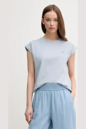 Pepe Jeans T-shirt bawełniany BLOOMA damski kolor PL506030