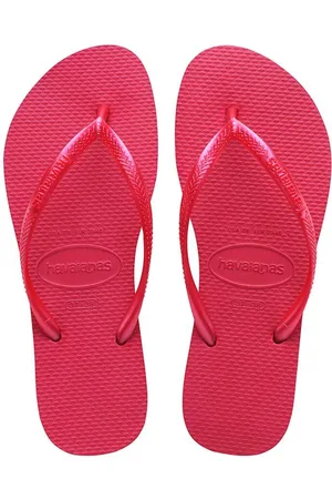 Havaianas Japonki SLIM damskie kolor na płaskim obcasie 4000030.5241