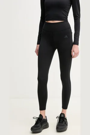 adidas Legginsy treningowe Optime HIIT kolor gładkie JE8023