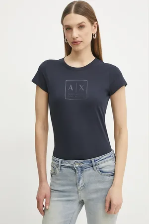 Armani Exchange T-shirt bawełniany damski kolor XW000530 AF10359