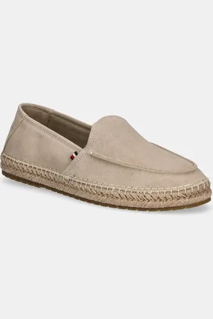 Tommy Hilfiger Espadryle zamszowe HILFIGER FLEX ESPA SUEDE LOAFER kolor FM0FM05392
