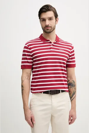 Pepe Jeans Polo bawełniane BARRET męski kolor wzorzysty PM542241